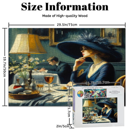 Esme Wooden Jigsaw Puzzles 1000 pcs - Gregg Acini Adoree Designs - Jigsaw Puzzle