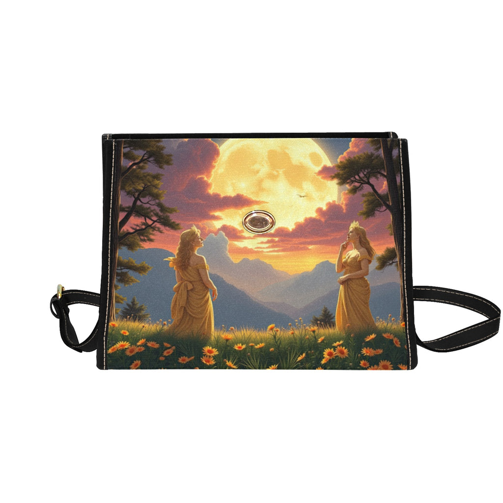 Ladies of the Moon Satchel Waterproof Canvas Bag