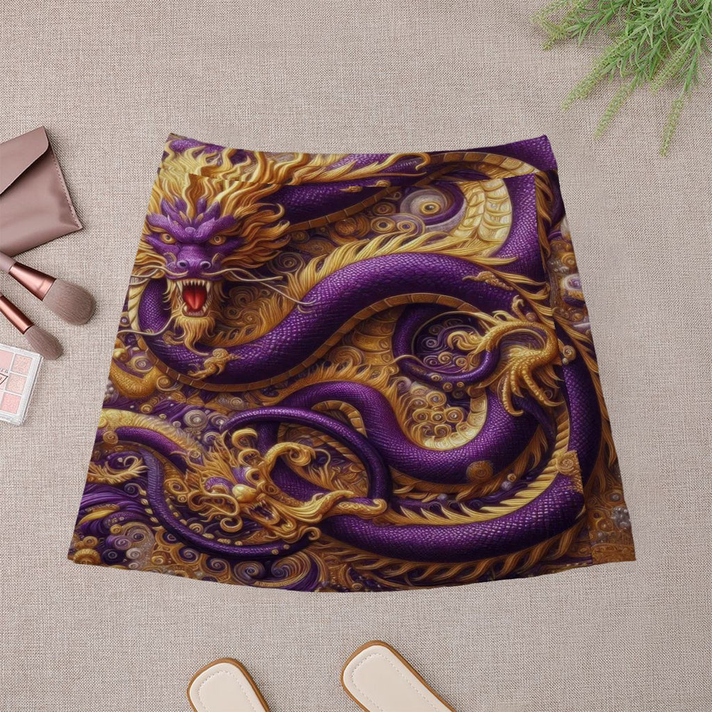Purple Dragon Mini Skirt