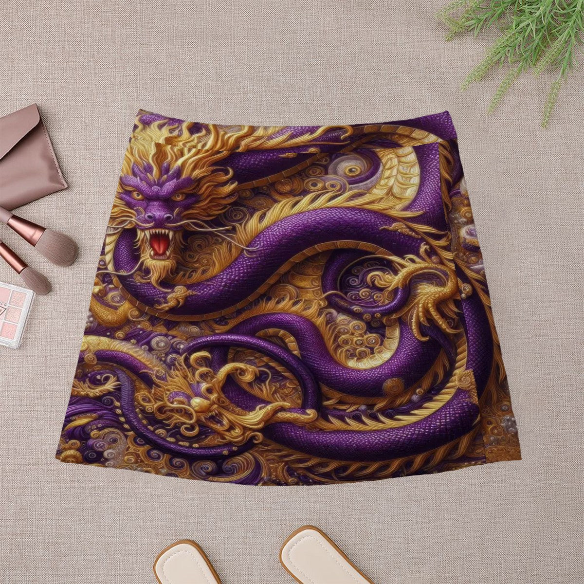 Purple Dragon Mini Skirt