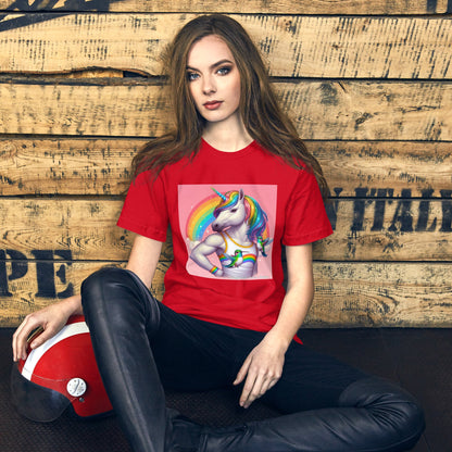 Fabulous Unicorn Unisex t-shirt by Gregg Acini Adoree Designs - Gregg Acini Adoree Designs - Tee Shirt