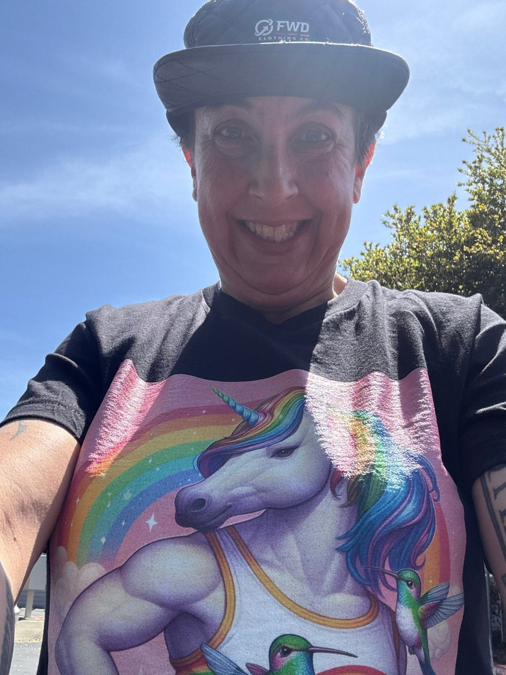 Fabulous Unicorn Unisex t-shirt by Gregg Acini Adoree Designs - Gregg Acini Adoree Designs - Tee Shirt