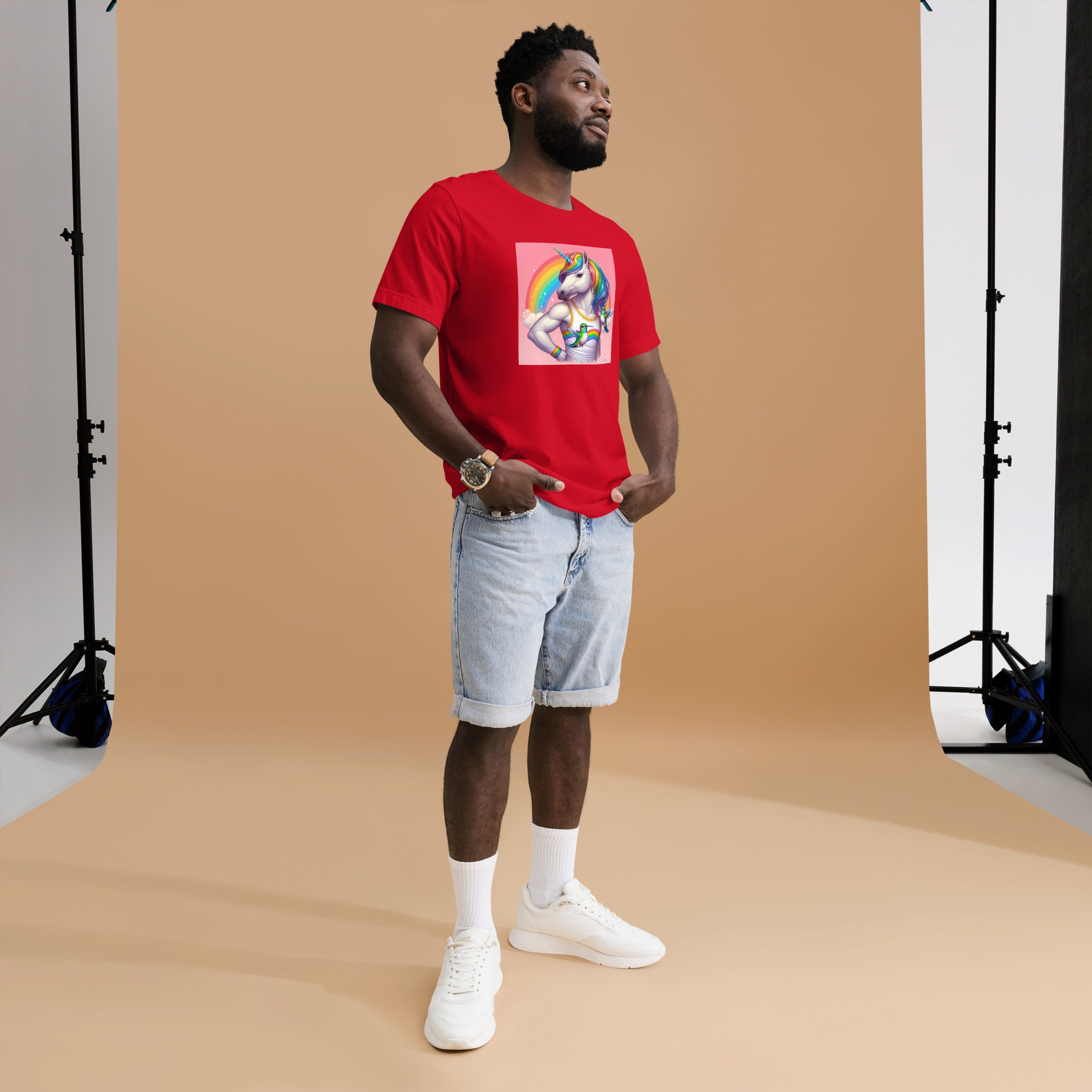 Fabulous Unicorn Unisex t-shirt by Gregg Acini Adoree Designs - Gregg Acini Adoree Designs - Tee Shirt