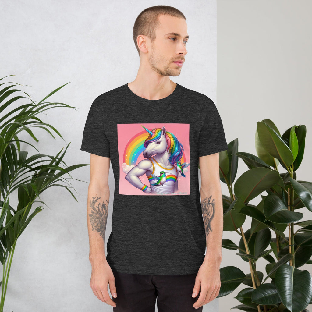 Fabulous Unicorn Unisex t-shirt by Gregg Acini Adoree Designs - Gregg Acini Adoree Designs - Tee Shirt