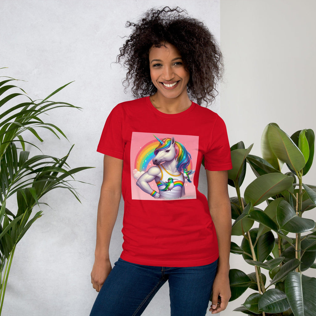 Fabulous Unicorn Unisex t-shirt by Gregg Acini Adoree Designs - Gregg Acini Adoree Designs - Tee Shirt