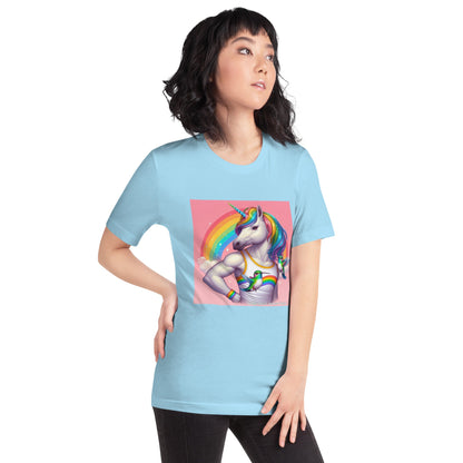 Fabulous Unicorn Unisex t-shirt by Gregg Acini Adoree Designs - Gregg Acini Adoree Designs - Tee Shirt