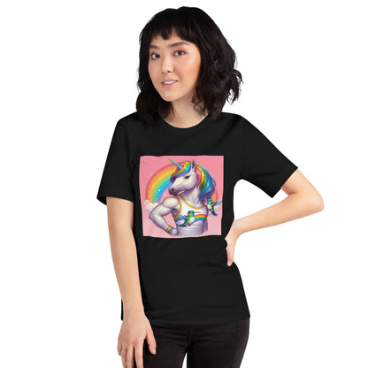Fabulous Unicorn Unisex t-shirt by Gregg Acini Adoree Designs - Gregg Acini Adoree Designs - Tee Shirt