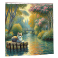 Faux Fossa Shower Curtain - Gregg Acini Adoree Designs - shower curtain