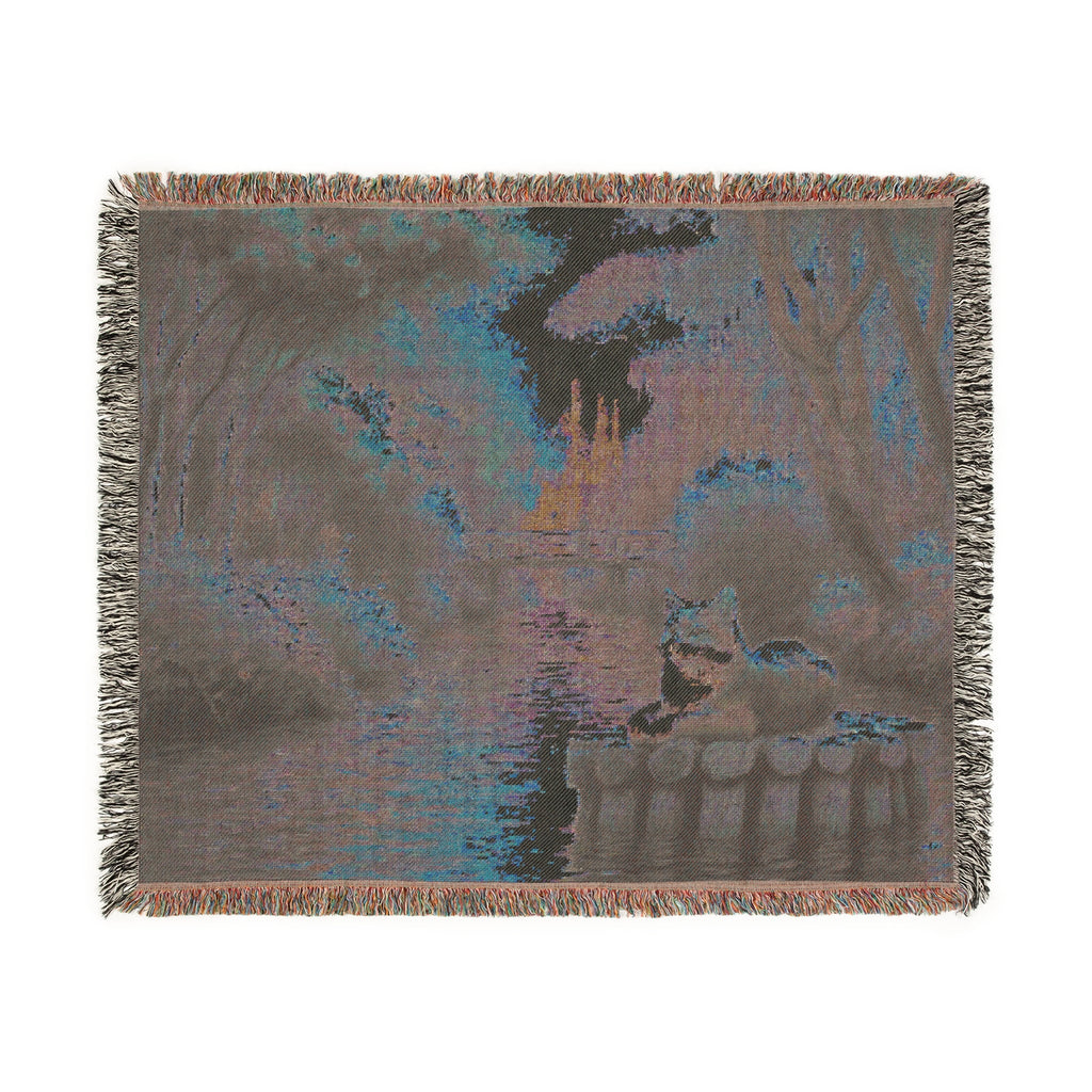 Faux Fossa Woven Blanket - Cozy Home Décor for Nature Lovers - Gregg Acini Adoree Designs - Blanket
