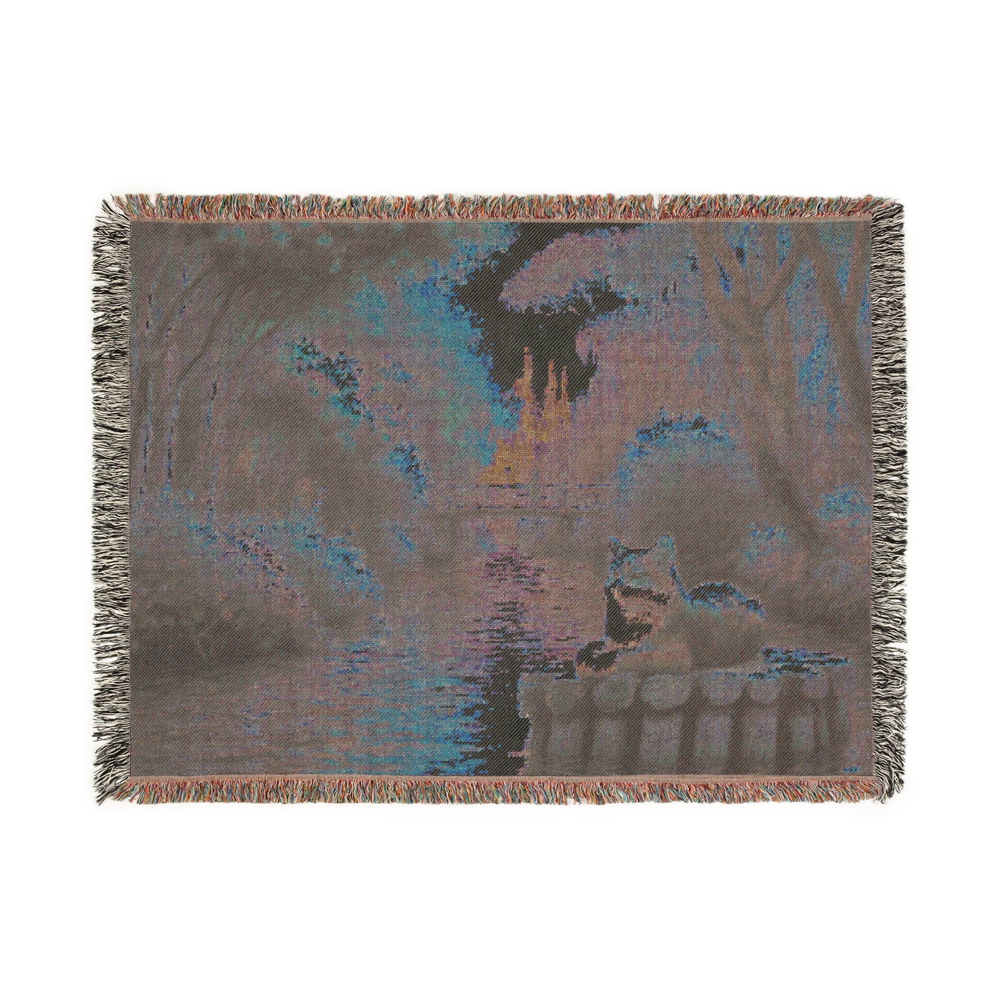 Faux Fossa Woven Blanket - Cozy Home Décor for Nature Lovers - Gregg Acini Adoree Designs - Blanket