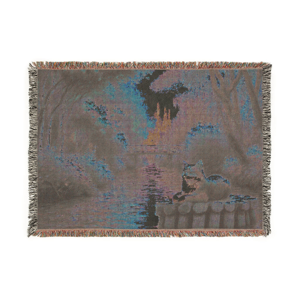 Faux Fossa Woven Blanket - Cozy Home Décor for Nature Lovers - Gregg Acini Adoree Designs - Blanket