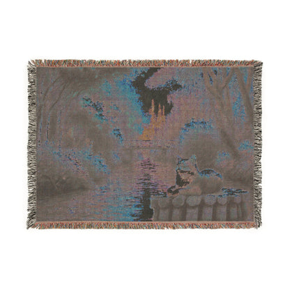 Faux Fossa Woven Blanket - Cozy Home Décor for Nature Lovers - Gregg Acini Adoree Designs - Blanket
