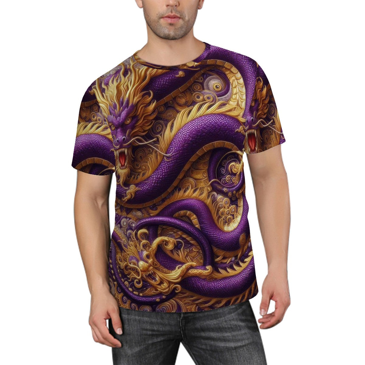 Purple Dragon Unisex T-Shirt
