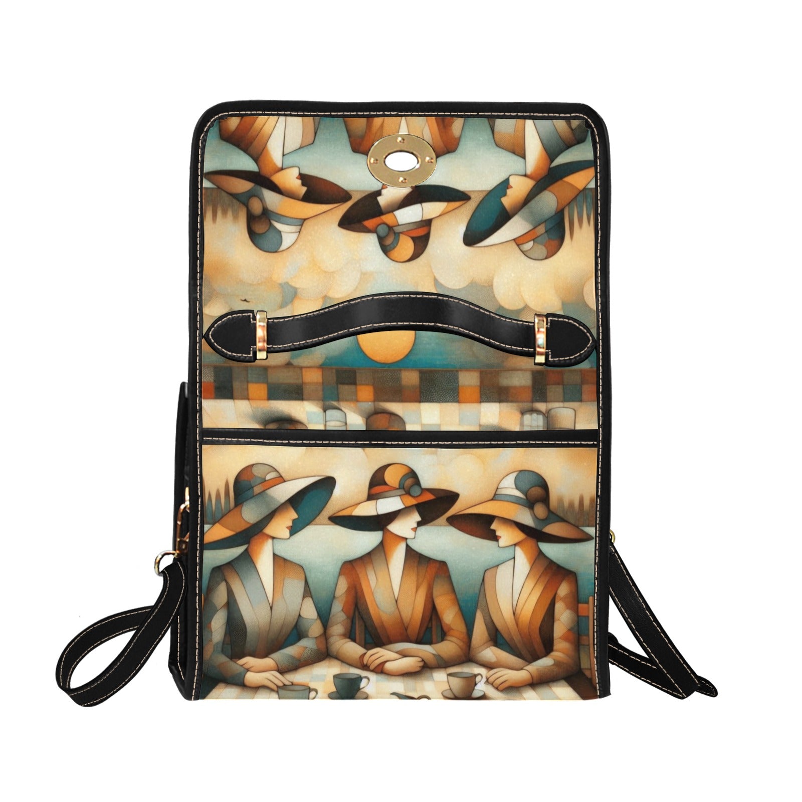Klee Ladies 2 Satchel Waterproof Canvas Bag
