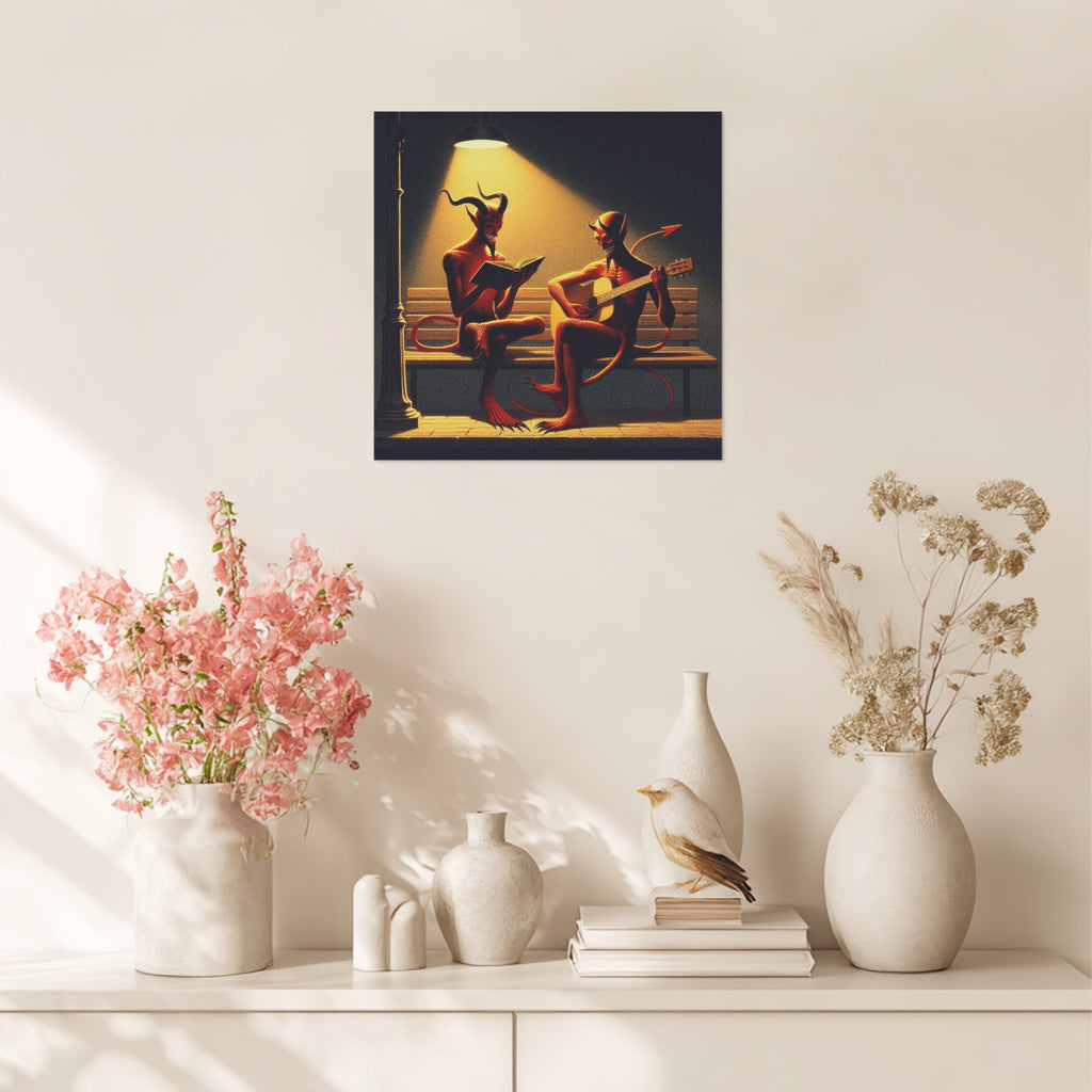 Fiend Friends 1:1 Ratio Canvas Painting - Gregg Acini Adoree Designs - Canvas