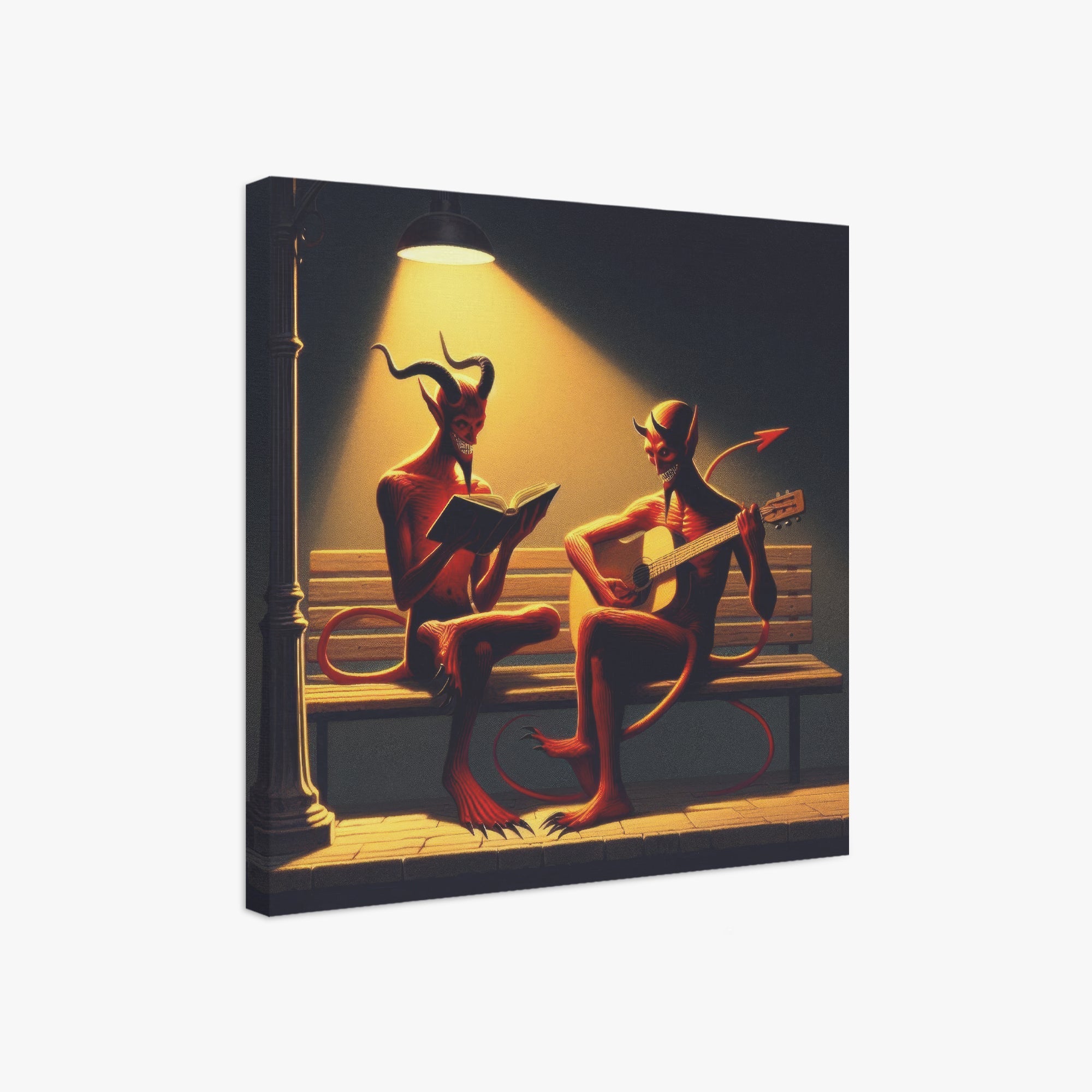 Fiend Friends 1:1 Ratio Canvas Painting - Gregg Acini Adoree Designs - Canvas