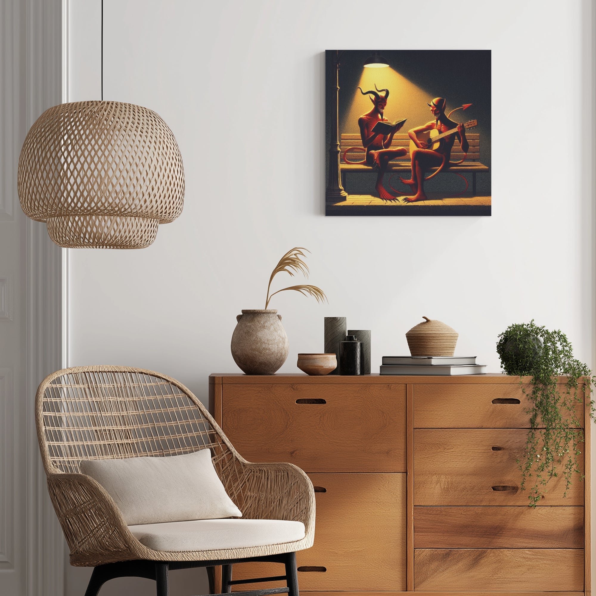 Fiend Friends 1:1 Ratio Canvas Painting - Gregg Acini Adoree Designs - Canvas