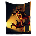 Fiend Friends 300 GSM Flannel Throw Blanket (Made in USA) - Gregg Acini Adoree Designs - Blanket