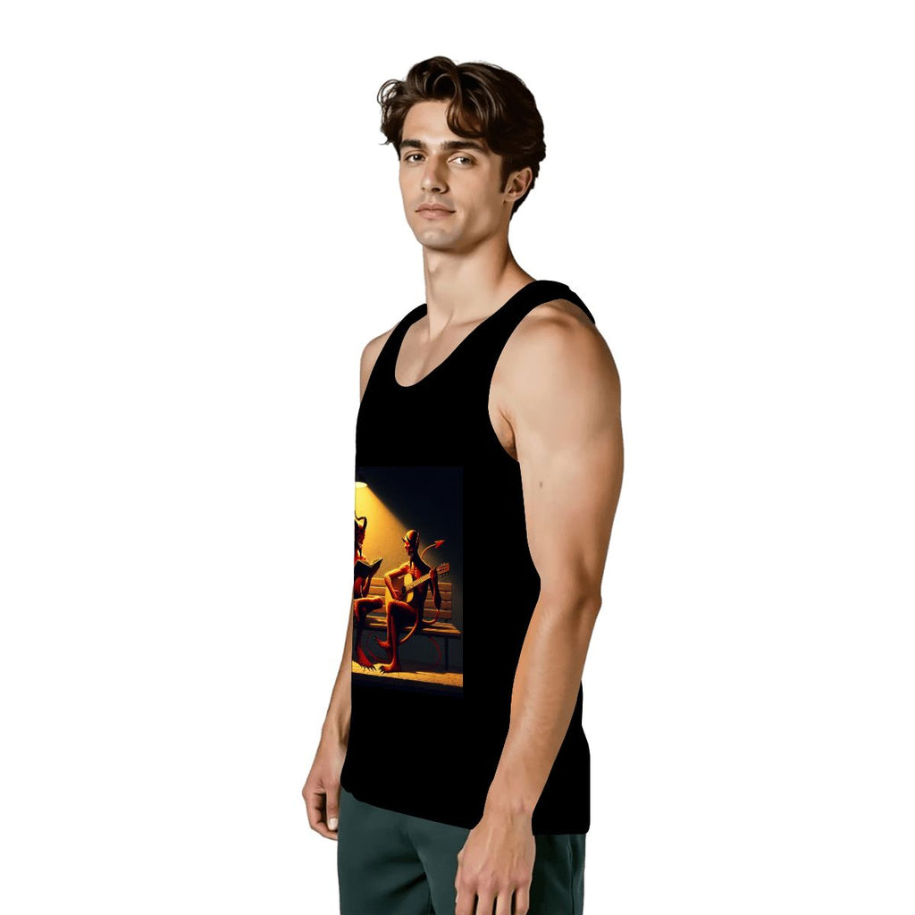 Fiend Friends Cotton Tank Top - Gregg Acini Adoree Designs - Tank Top