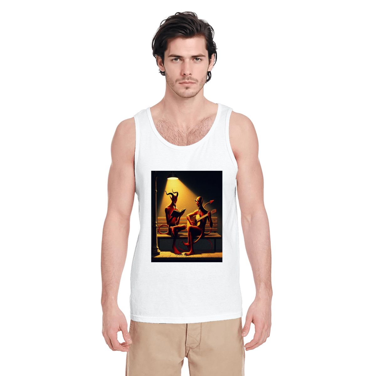 Fiend Friends Cotton Tank Top - Gregg Acini Adoree Designs - Tank Top