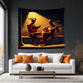 Fiend Friends Lightweight Wall Tapestry (Fabric Wall Hanging - USA) - Gregg Acini Adoree Designs - Wall Coverings