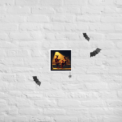 Fiend Friends Photo paper poster - Gregg Acini Adoree Designs - Poster