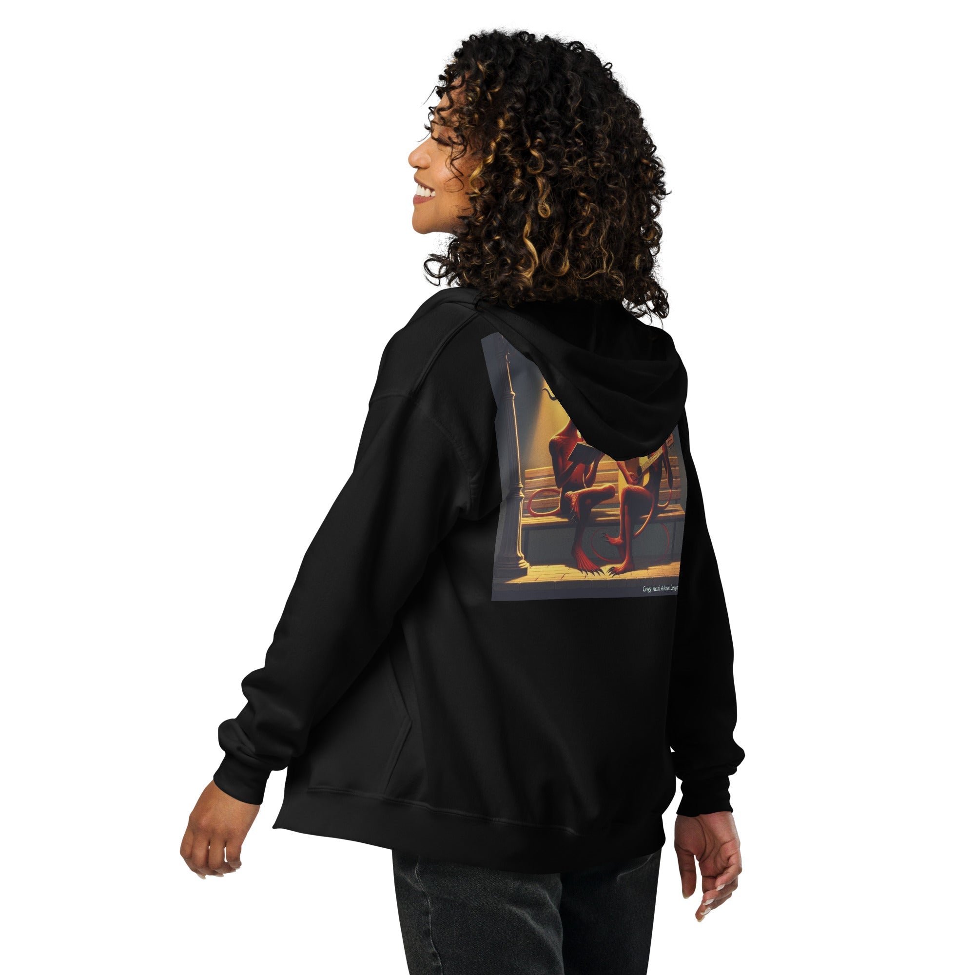 Fiend Friends Unisex heavy blend zip hoodie - Gregg Acini Adoree Designs - Hoodie