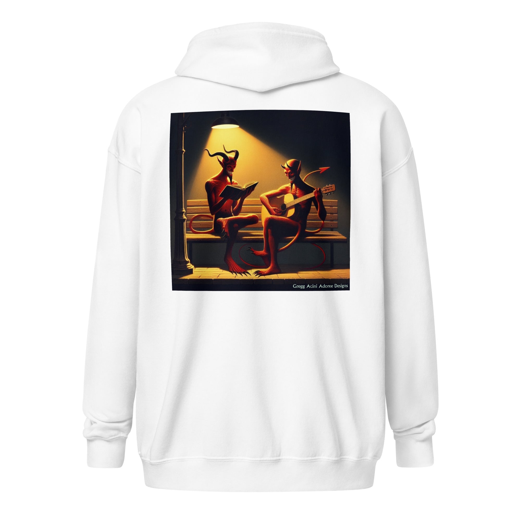 Fiend Friends Unisex heavy blend zip hoodie - Gregg Acini Adoree Designs - Hoodie