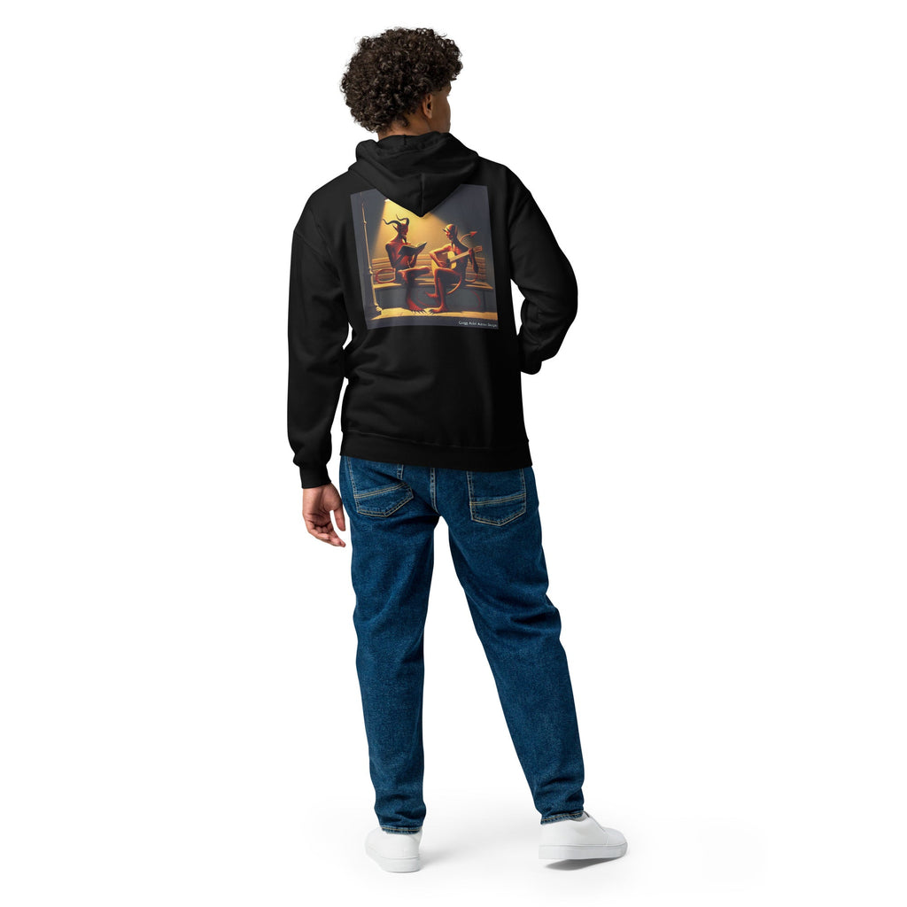 Fiend Friends Unisex heavy blend zip hoodie - Gregg Acini Adoree Designs - Hoodie