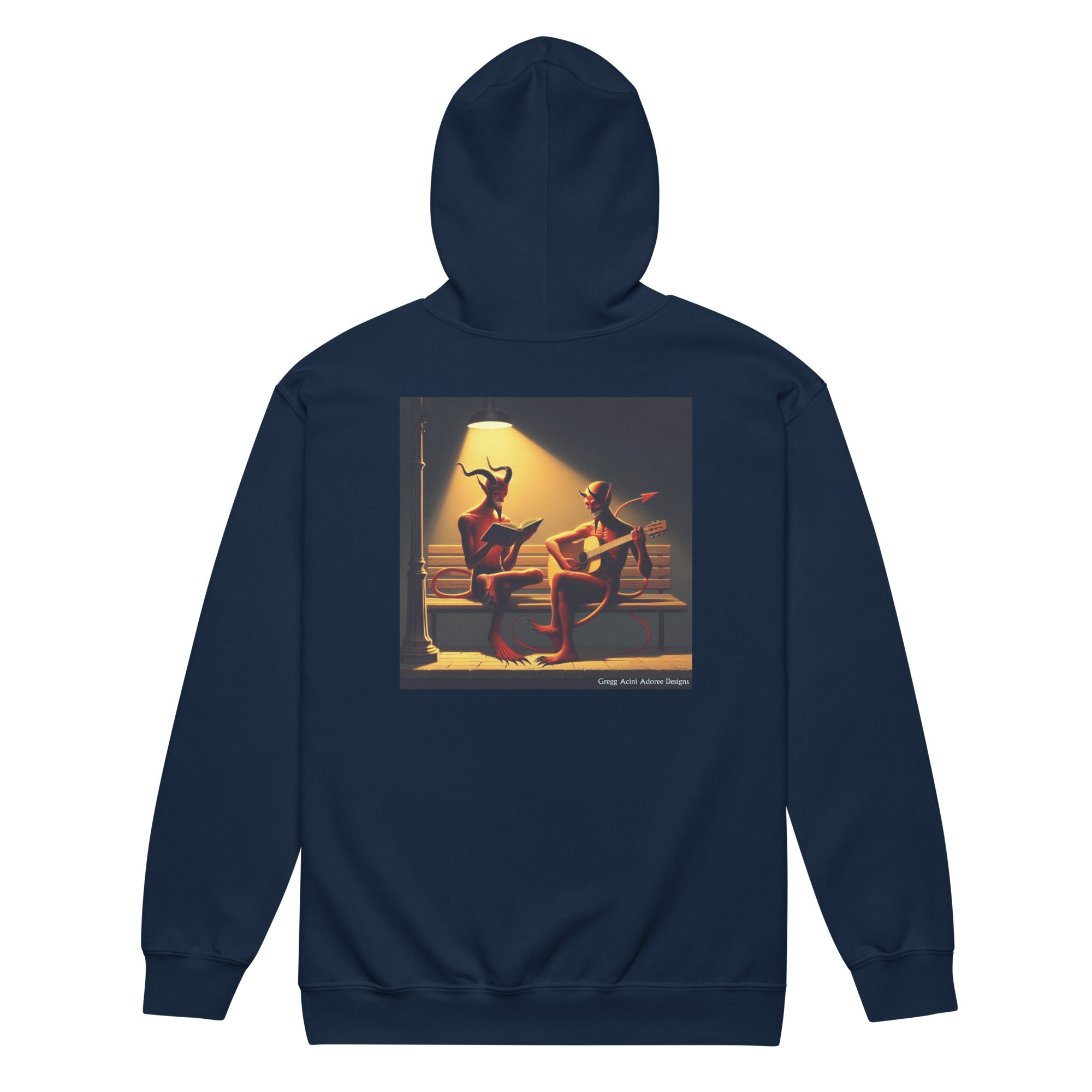 Fiend Friends Unisex heavy blend zip hoodie - Gregg Acini Adoree Designs - Hoodie