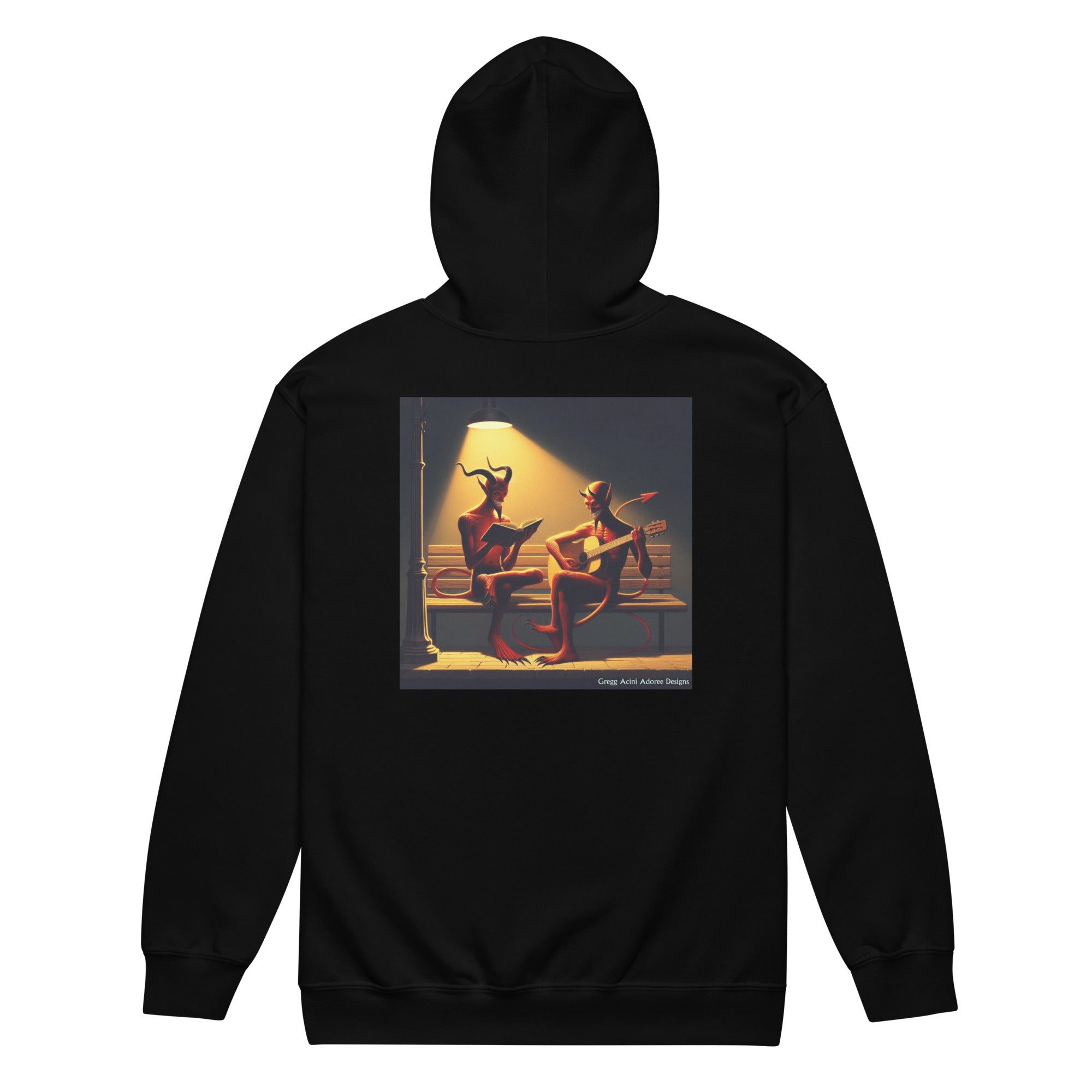 Fiend Friends Unisex heavy blend zip hoodie - Gregg Acini Adoree Designs - Hoodie