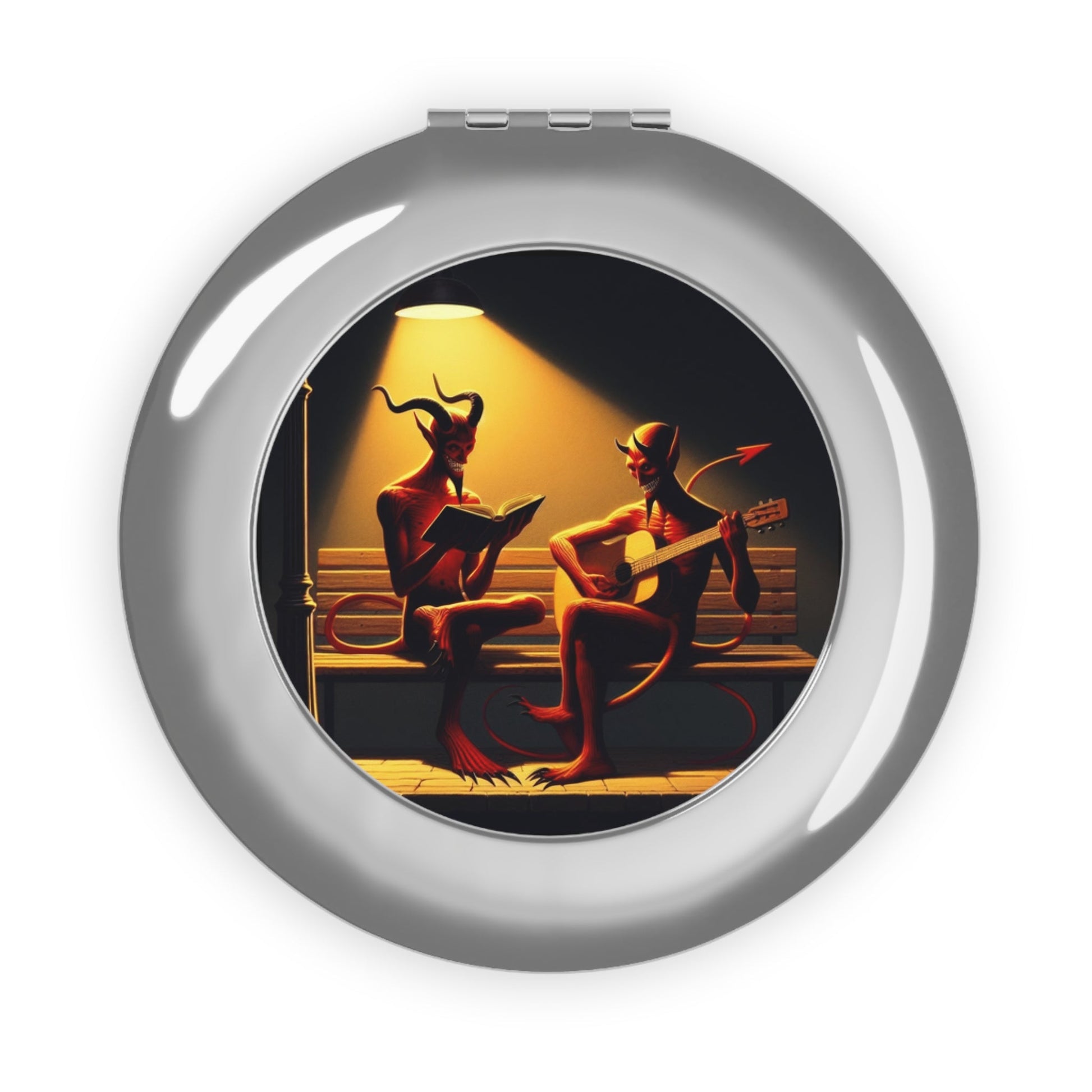 Fiend Friends Vintage Travel Mirror - Gregg Acini Adoree Designs - Accessories