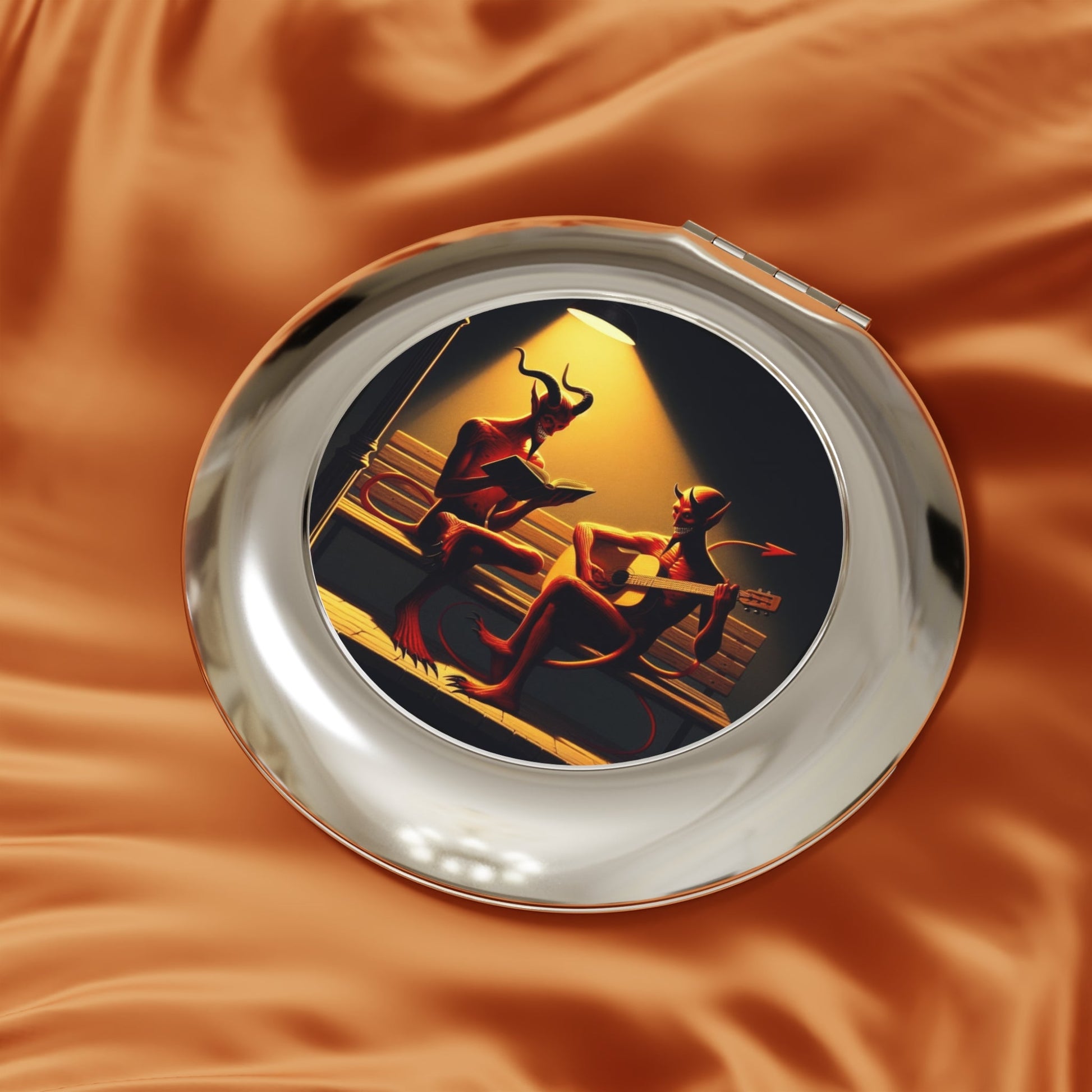 Fiend Friends Vintage Travel Mirror - Gregg Acini Adoree Designs - Accessories