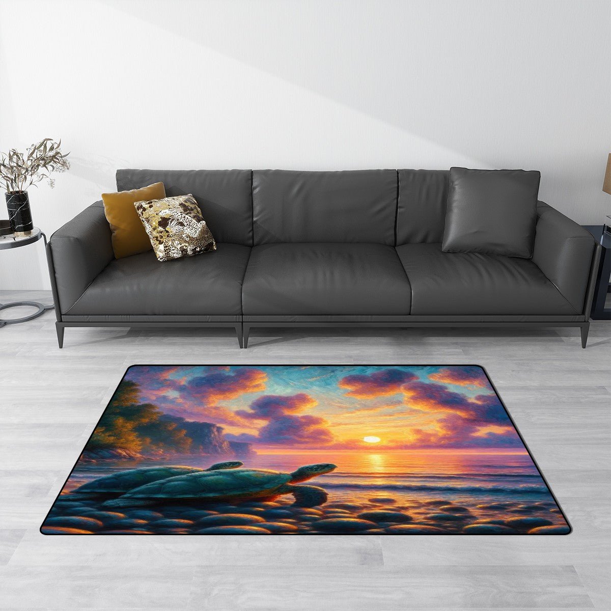 Flannel Non Slip Area Rug (Multiple Sizes) - Gregg Acini Adoree Designs - Rugs & Mats