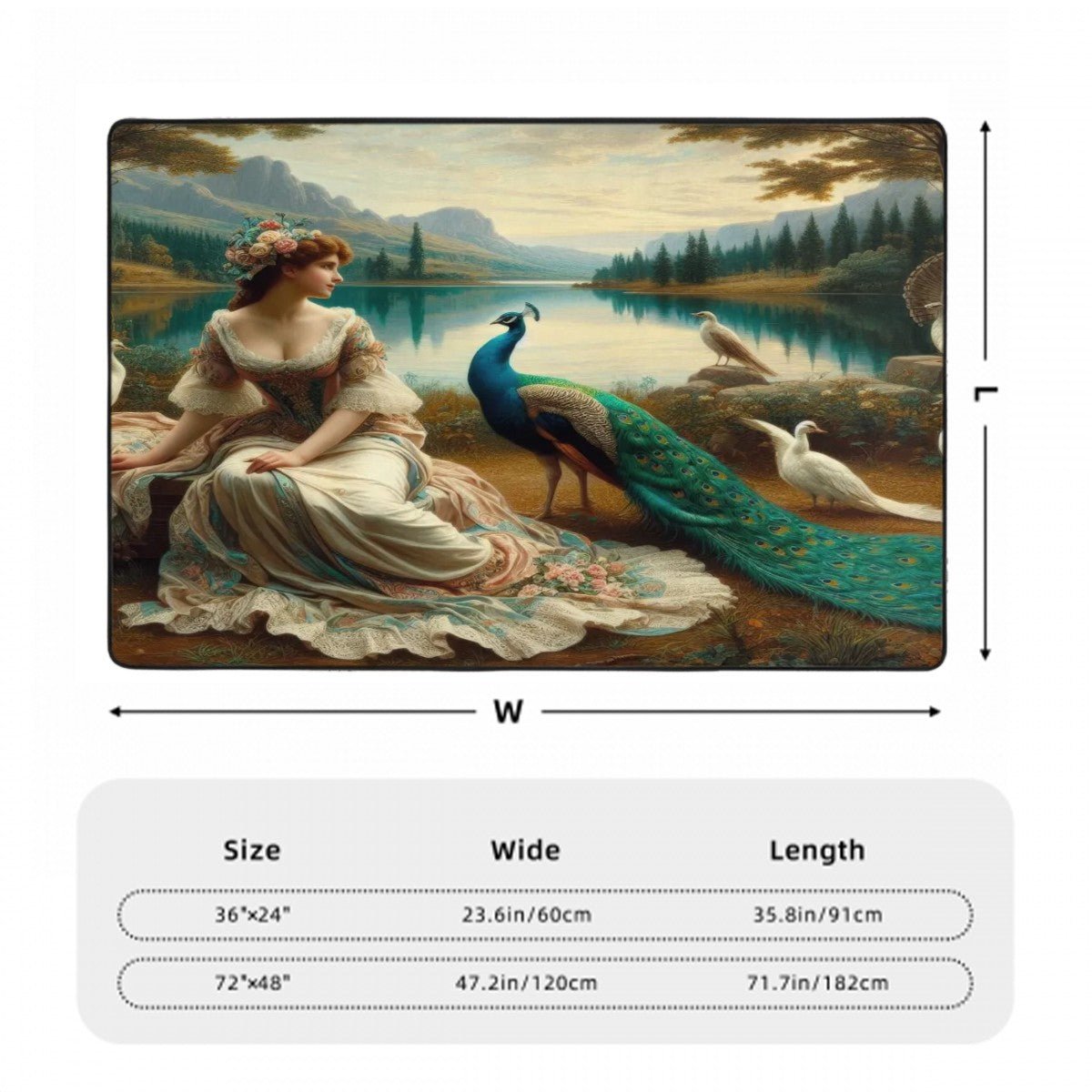 Flannel Non Slip Area Rug (Multiple Sizes) - Gregg Acini Adoree Designs - Rugs & Mats