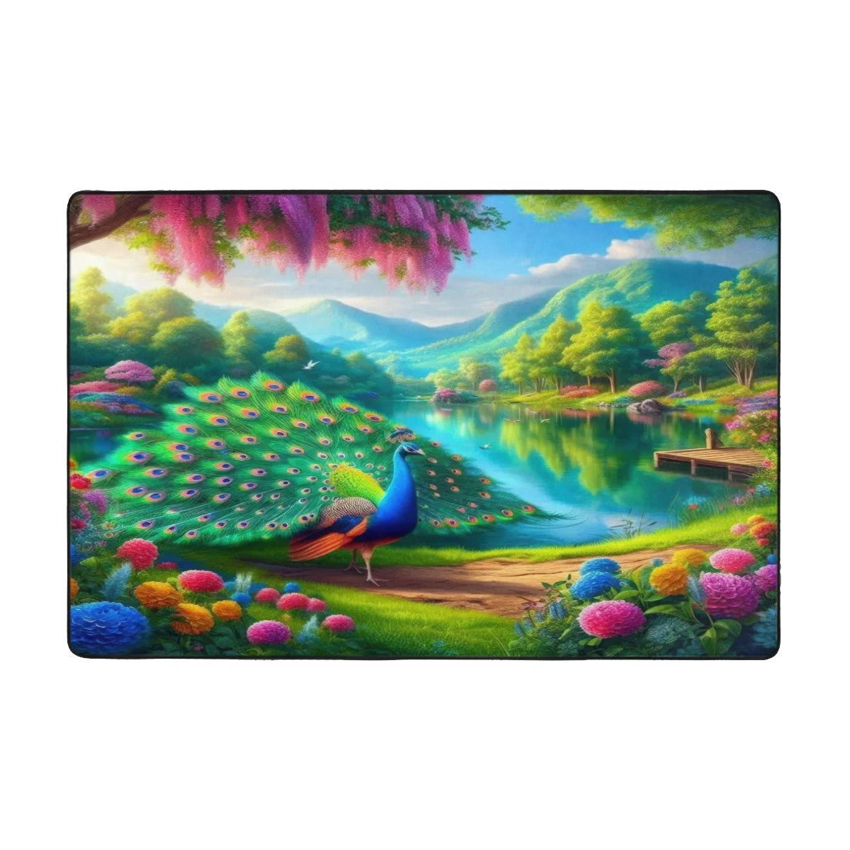 Flannel Non Slip Area Rug (Multiple Sizes) - Gregg Acini Adoree Designs - Rugs & Mats