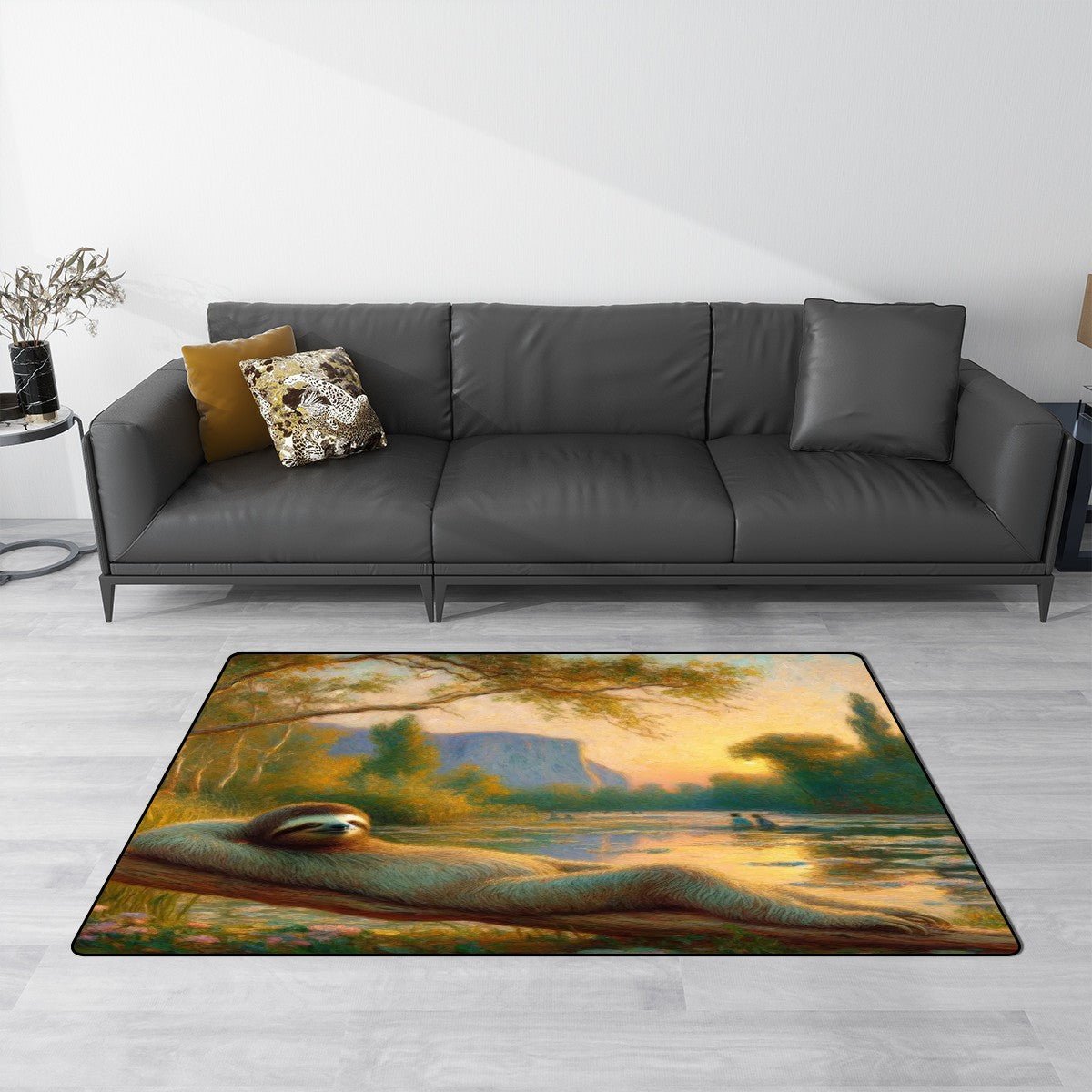 Flannel Non Slip Area Rug (Multiple Sizes) - Gregg Acini Adoree Designs - Rugs & Mats