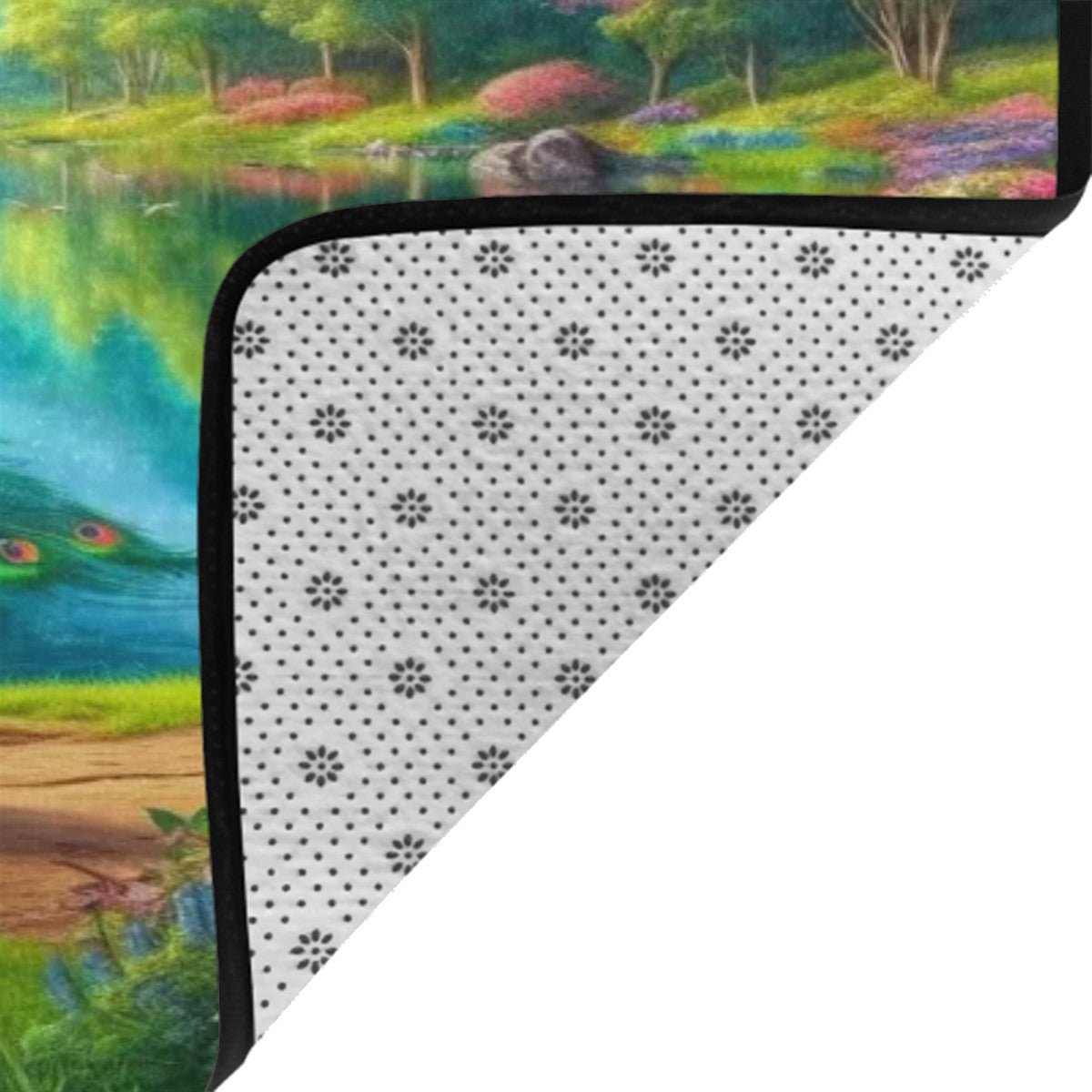 Flannel Non Slip Area Rug (Multiple Sizes) - Gregg Acini Adoree Designs - Rugs & Mats