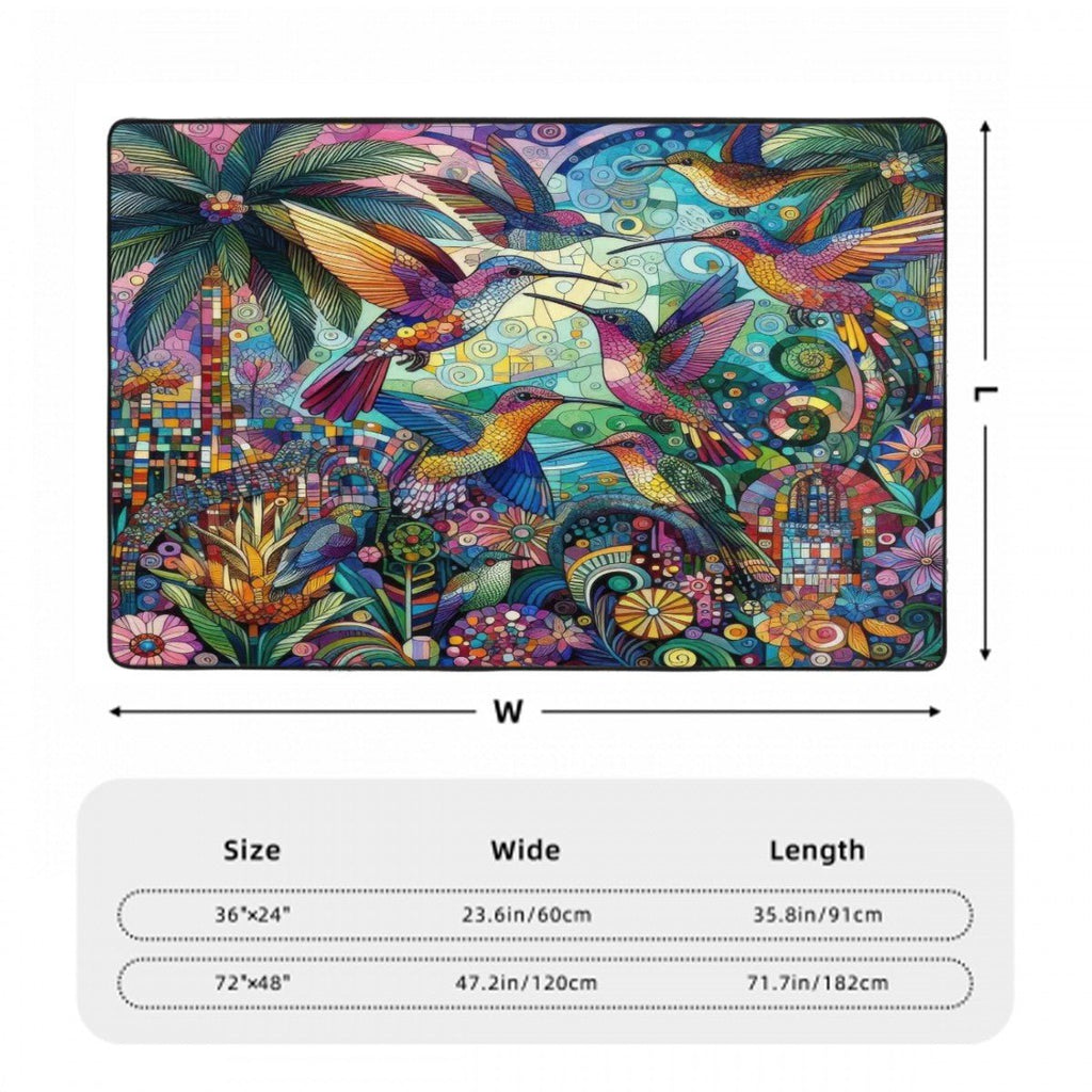 Flannel Non Slip Area Rug (Multiple Sizes) - Gregg Acini Adoree Designs - Rugs & Mats