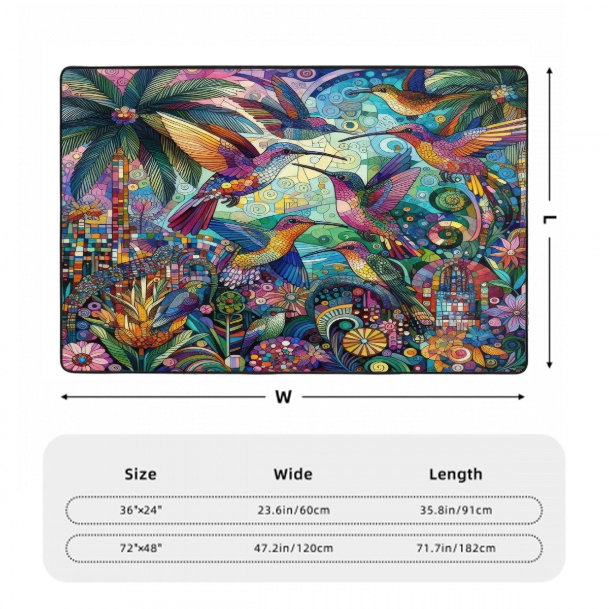 Flannel Non Slip Area Rug (Multiple Sizes) - Gregg Acini Adoree Designs - Rugs & Mats