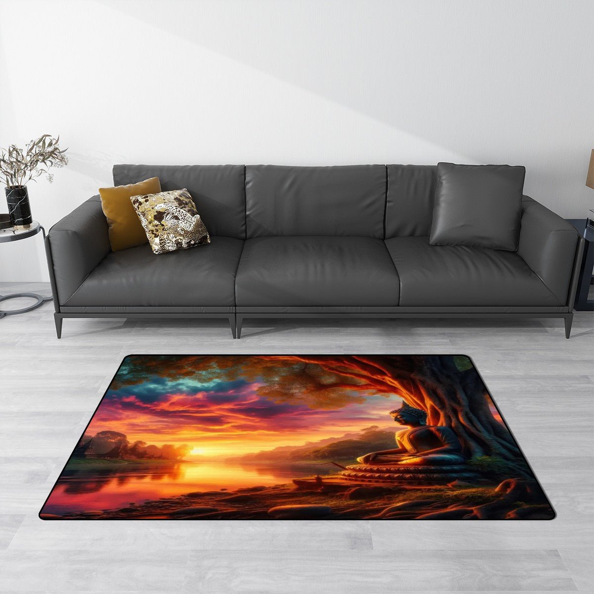 Flannel Non Slip Area Rug (Multiple Sizes) - Gregg Acini Adoree Designs - Rugs & Mats