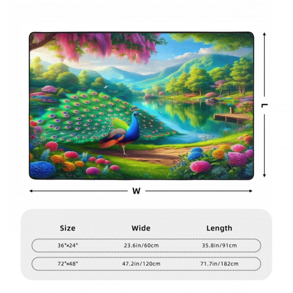 Flannel Non Slip Area Rug (Multiple Sizes) - Gregg Acini Adoree Designs - Rugs & Mats