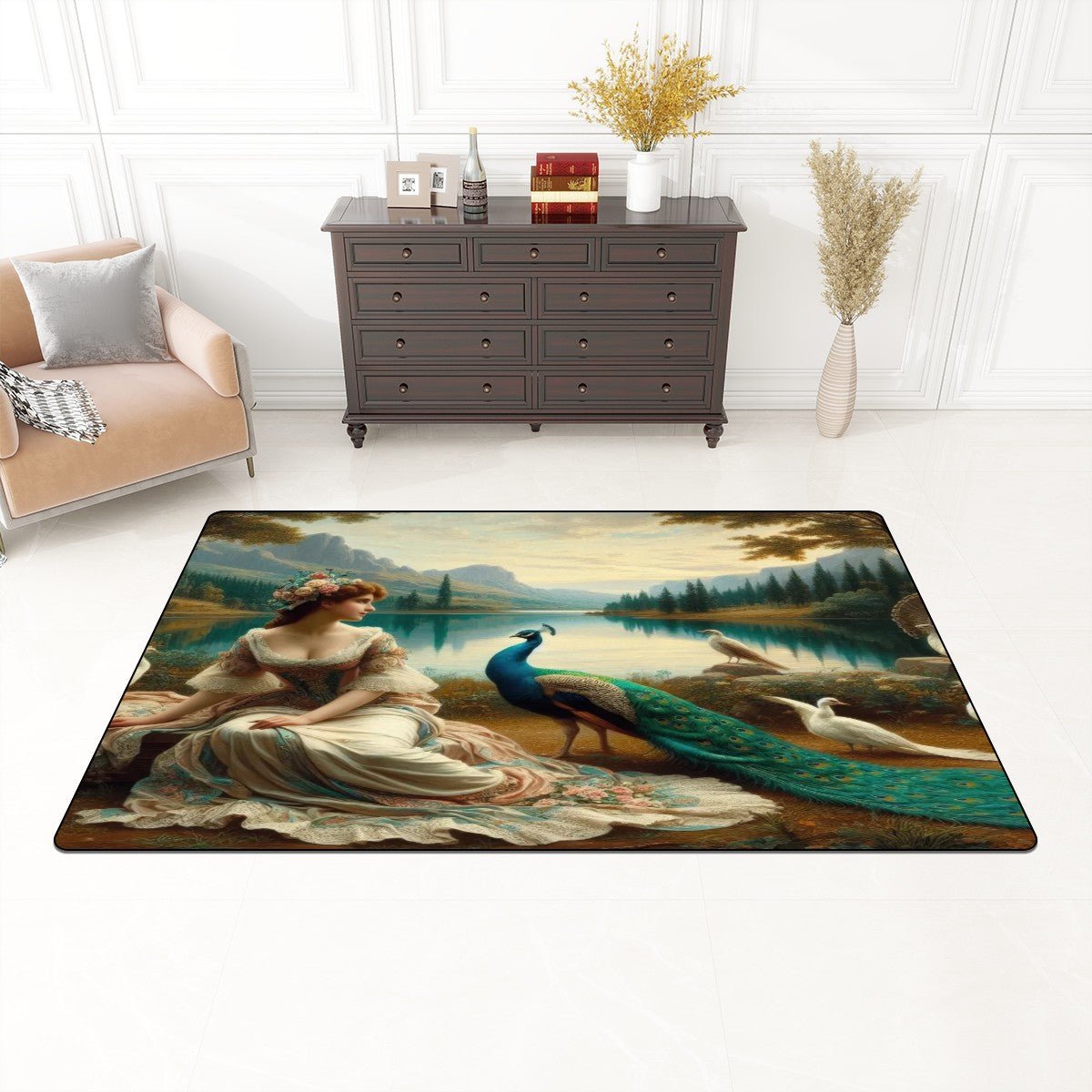 Flannel Non Slip Area Rug (Multiple Sizes) - Gregg Acini Adoree Designs - Rugs & Mats