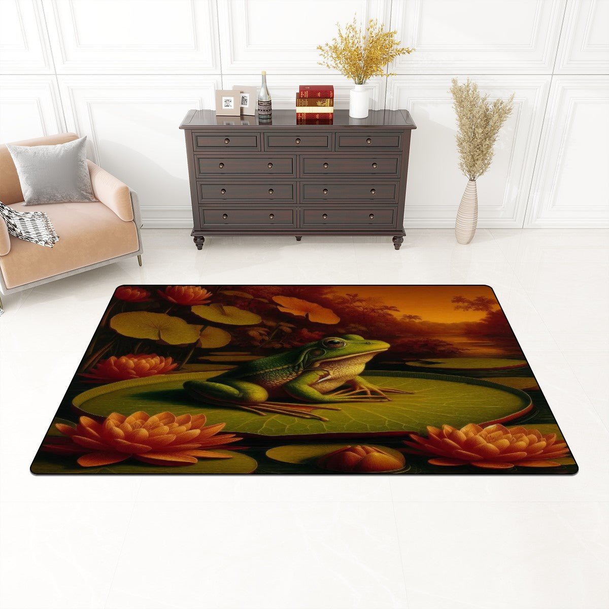 Flannel Non Slip Area Rug (Multiple Sizes) - Gregg Acini Adoree Designs - Rugs & Mats