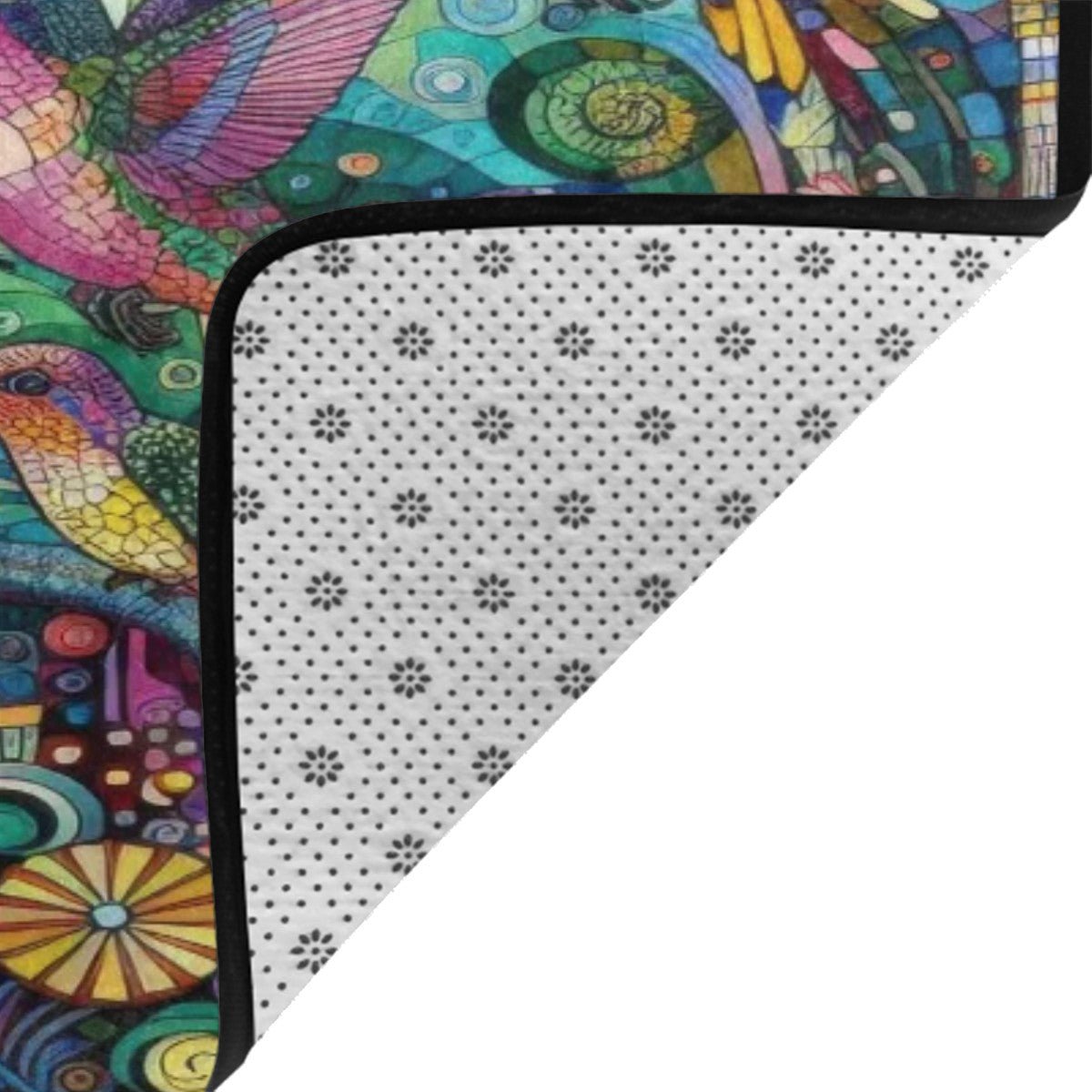 Flannel Non Slip Area Rug (Multiple Sizes) - Gregg Acini Adoree Designs - Rugs & Mats