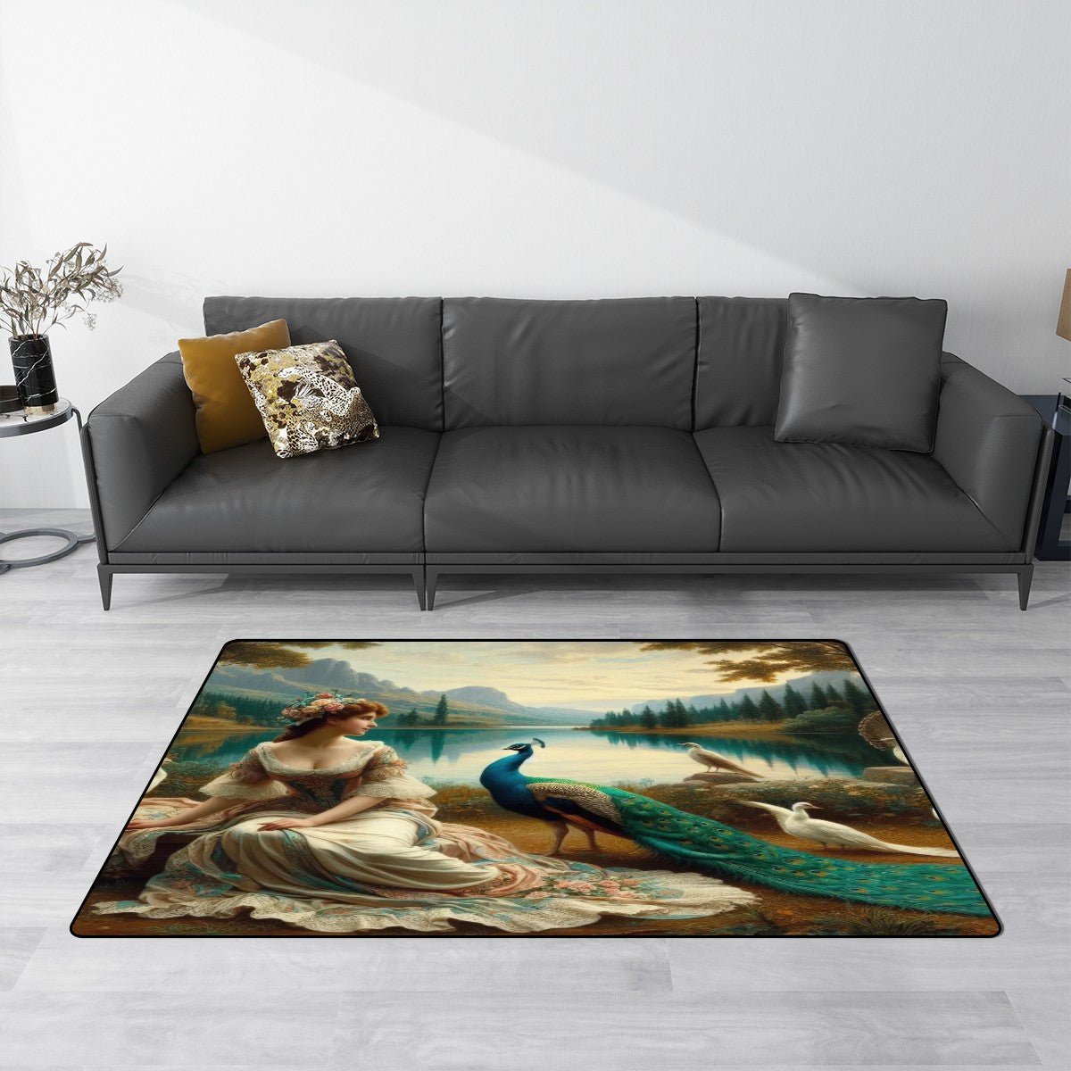 Flannel Non Slip Area Rug (Multiple Sizes) - Gregg Acini Adoree Designs - Rugs & Mats