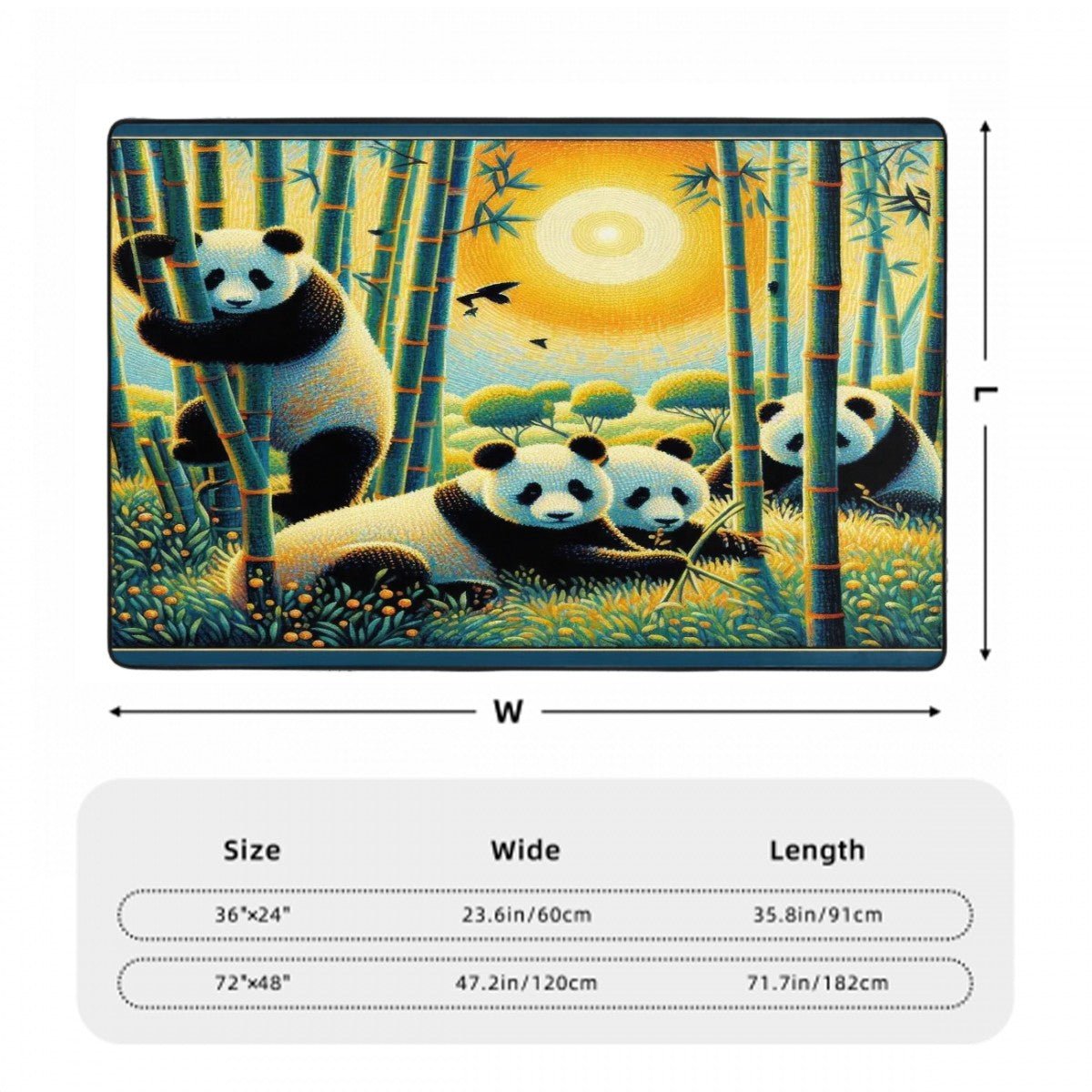 Flannel Non Slip Area Rug (Multiple Sizes) - Gregg Acini Adoree Designs - Rugs & Mats