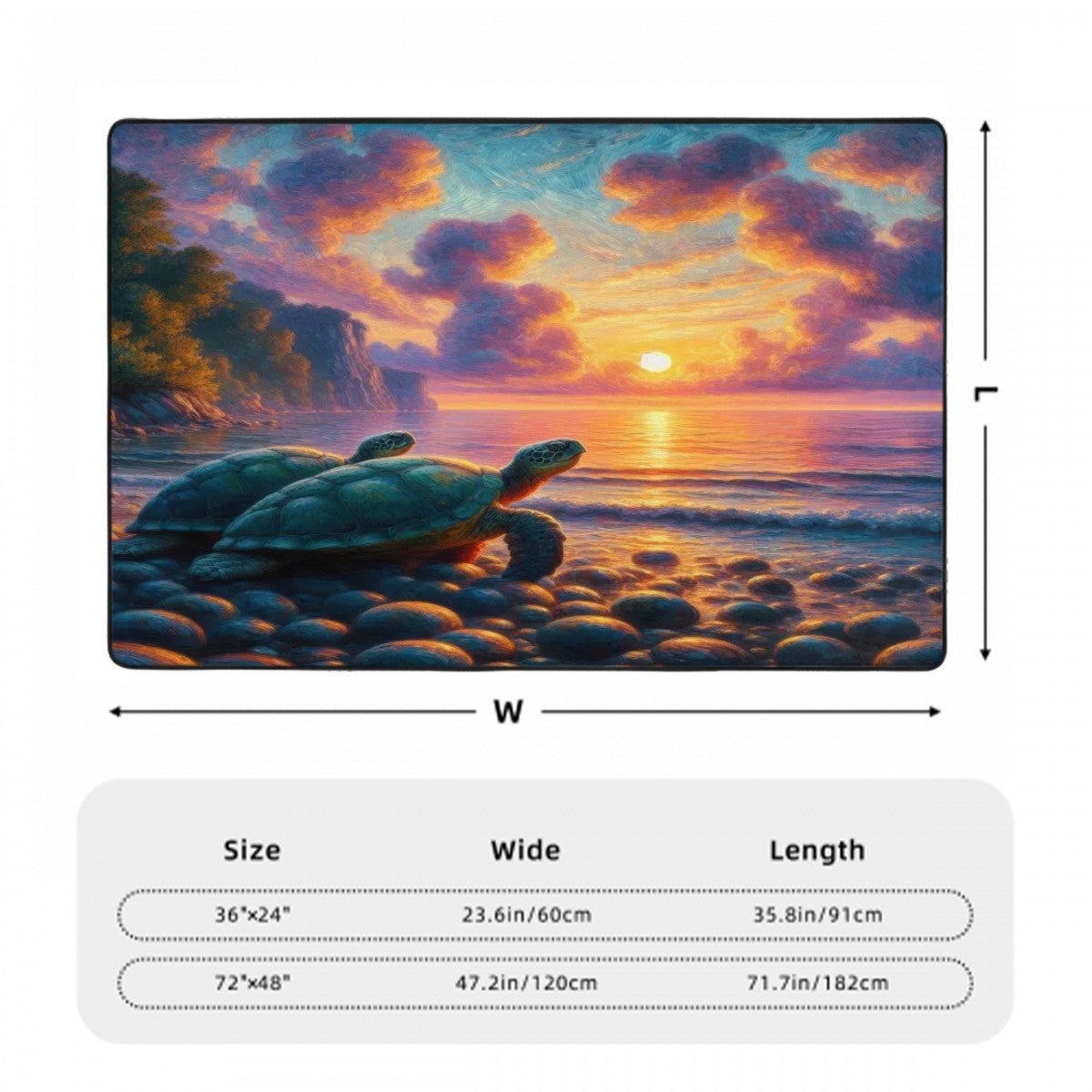 Flannel Non Slip Area Rug (Multiple Sizes) - Gregg Acini Adoree Designs - Rugs & Mats