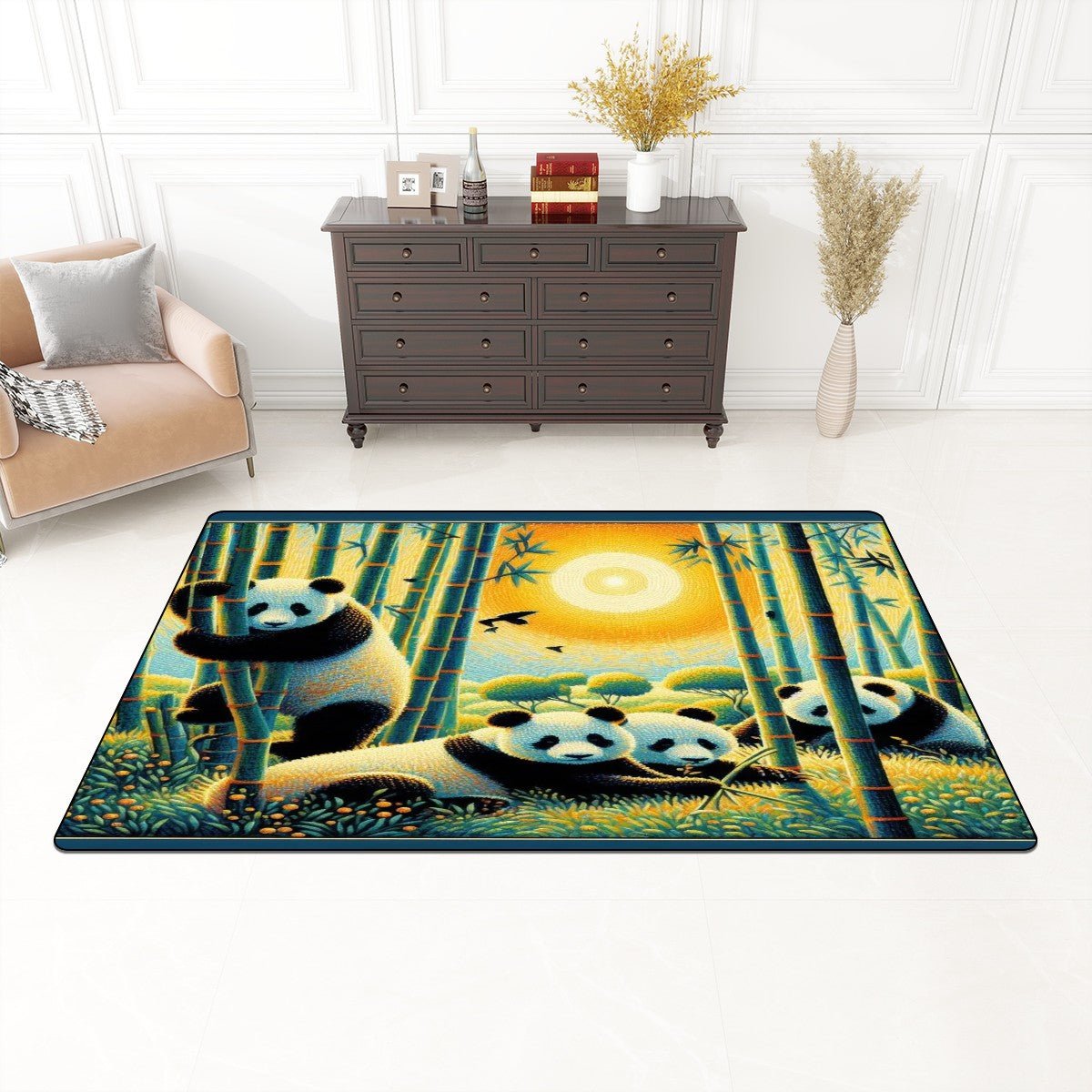 Flannel Non Slip Area Rug (Multiple Sizes) - Gregg Acini Adoree Designs - Rugs & Mats