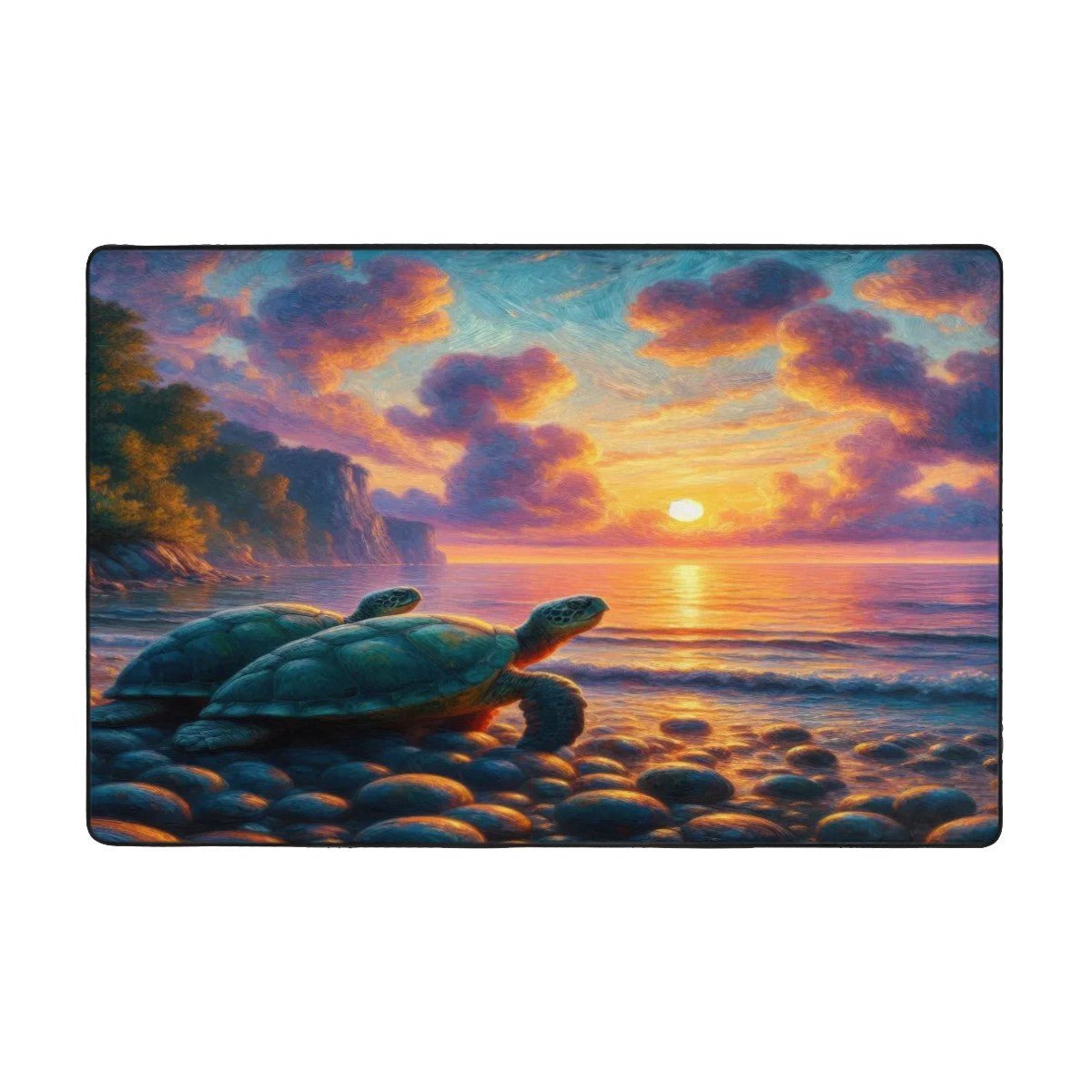 Flannel Non Slip Area Rug (Multiple Sizes) - Gregg Acini Adoree Designs - Rugs & Mats
